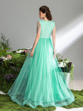 Chain Detail Ethereal Tulle A-Line Dress
