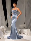 Elegant Evening Gown with Thigh-High Slit & Intricate Embroidery Access – Satin Bodycon Dress for Red Carpet, Gala Dinners & Luxury Weddings, XS-XL