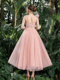 Midi Romantic Tulle Gown – Elegant Dress for Garden Weddings, Charity Galas & Summer Soirées