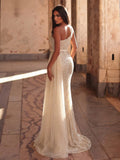 Luxurious One Shoulder Mermaid Evening Gown Flowing Side Train For Red Carpet Events Black Tie Galas Wedding Guest Attire Formal Ceremonies