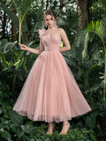 Midi Romantic Tulle Gown – Elegant Dress for Garden Weddings, Charity Galas & Summer Soirées