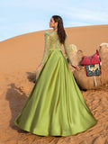 Luxury Gorgeous Round Neck Long Sleeves Beaded Sequin Prom Dress